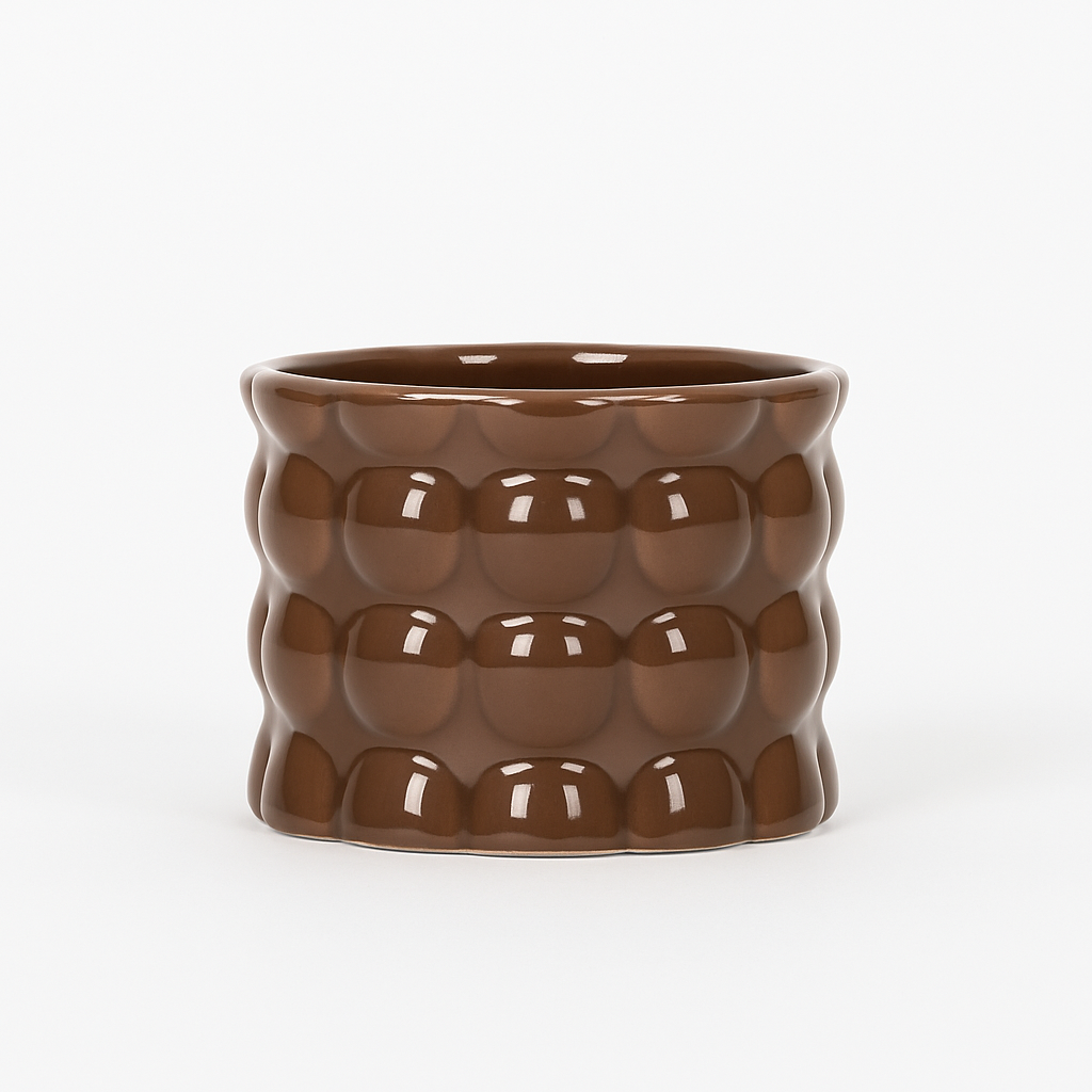 Vaso Cotton Tropical Corner Marrone