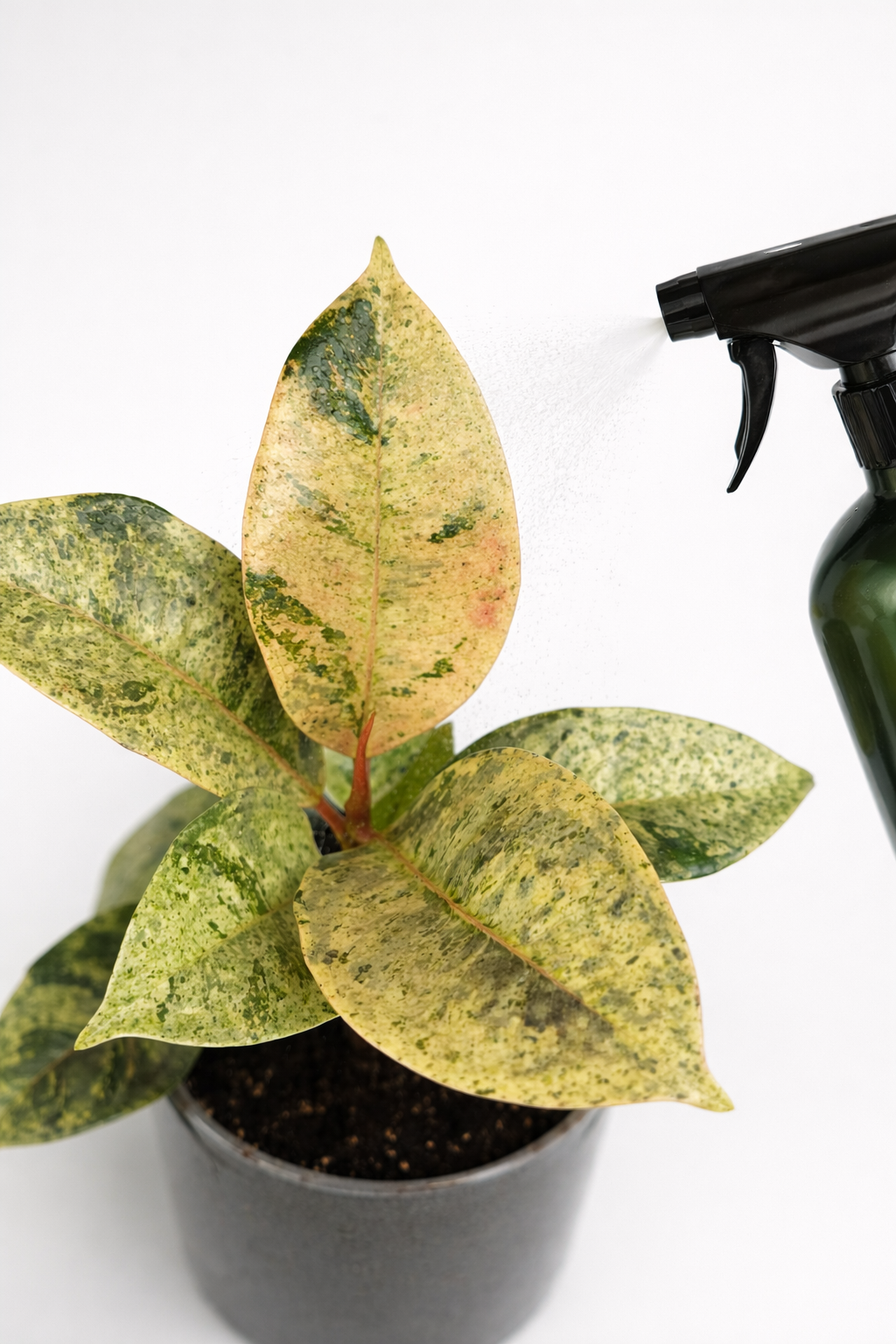 Spray bottle per pulizia fogliare