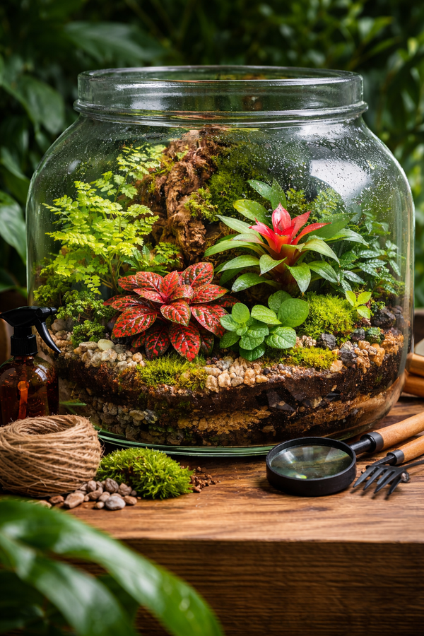 Guida ai Terrarium: piante ideali, errori comuni e substrato adeguato