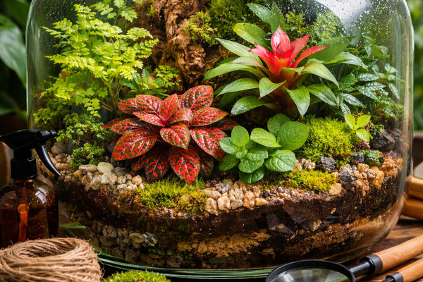 Guida ai Terrarium: piante ideali, errori comuni e substrato adeguato