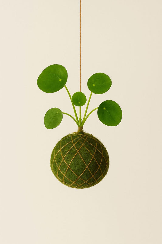 Baby Kokedama | Pilea Peperomioides
