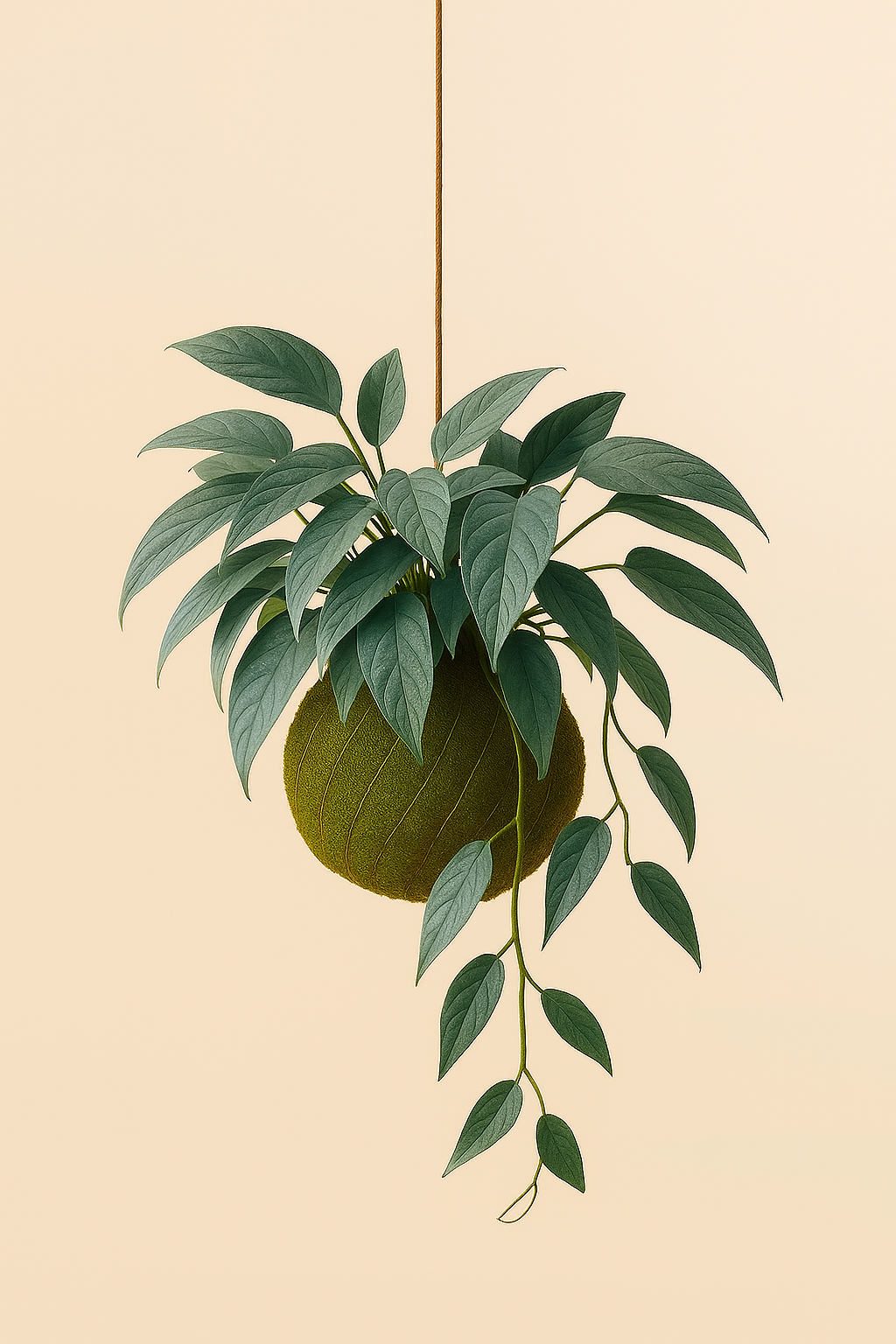 Kokedama | Epipremnum pinnatum “Cebu blue”