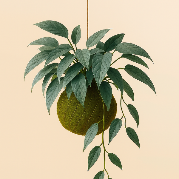 Kokedama | Epipremnum pinnatum 'Cebu blue'