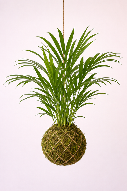 Baby Kokedama | Dypsis lutescens Baby Kokedama Tropical Corner