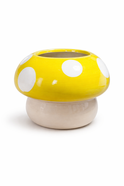 Vaso Fungo Vaso Tropical Corner Giallo
