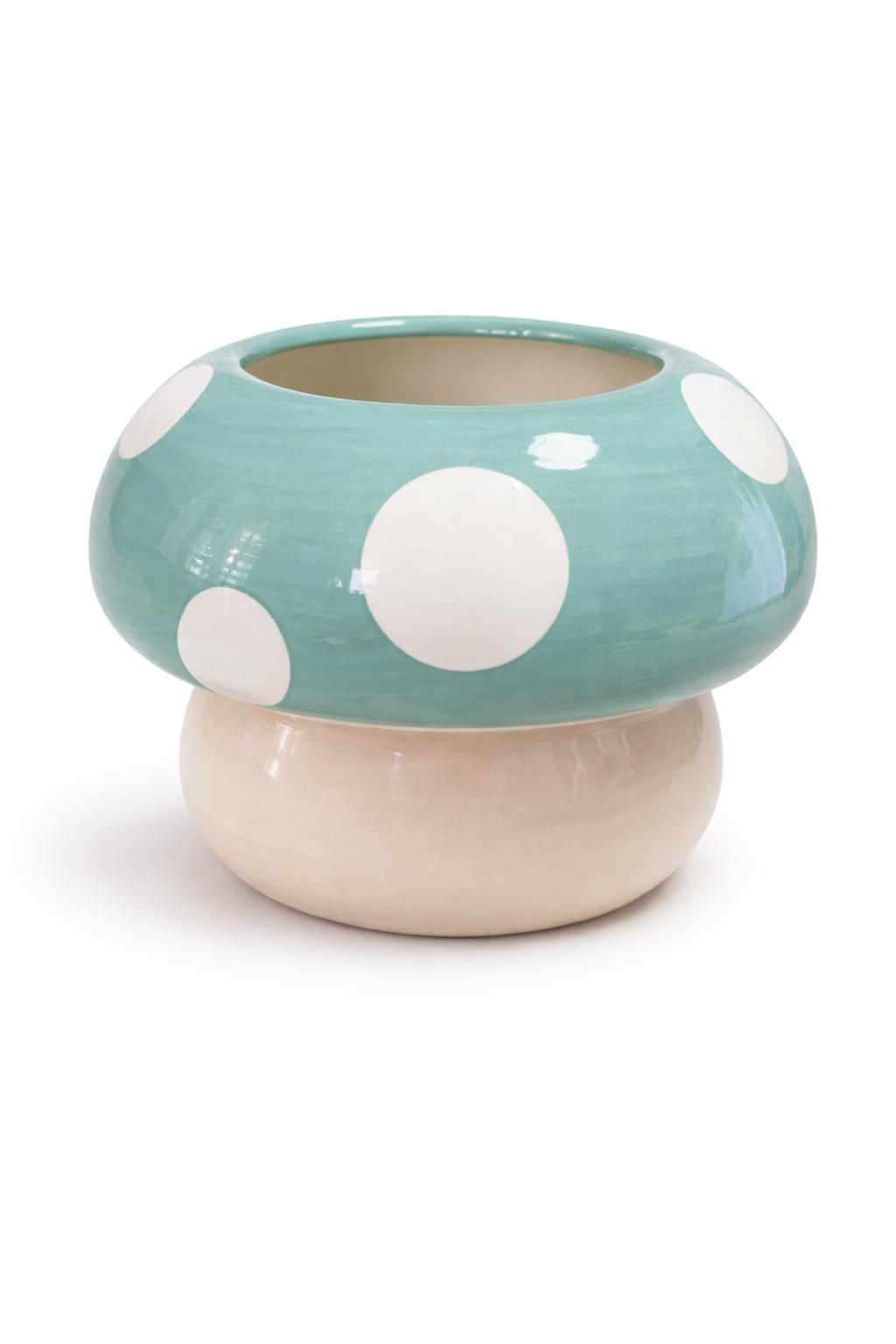 Vaso Fungo Vaso Tropical Corner Verde acqua