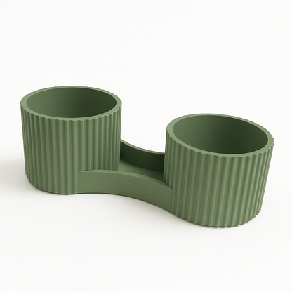 DuoVaso autoirrigante Vaso 3D Tropical Corner Verde
