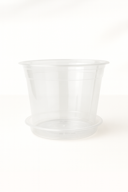 Sottovaso trasparente