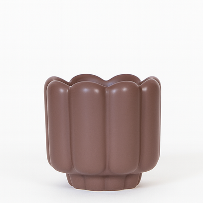 Vaso Retrò Tropical Corner Marrone