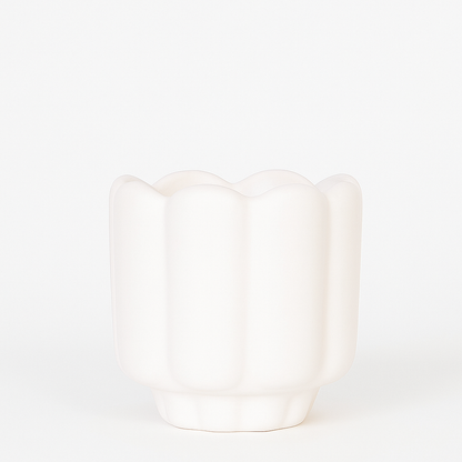 Vaso Retrò Tropical Corner Bianco