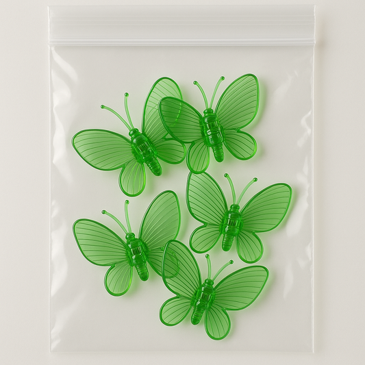 Clip farfalla Supporto per piante Tropical Corner 10 pz Verde