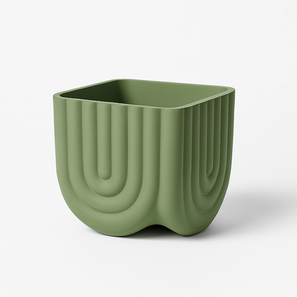 Vaso Candle Vaso 3D Tropical Corner Verde