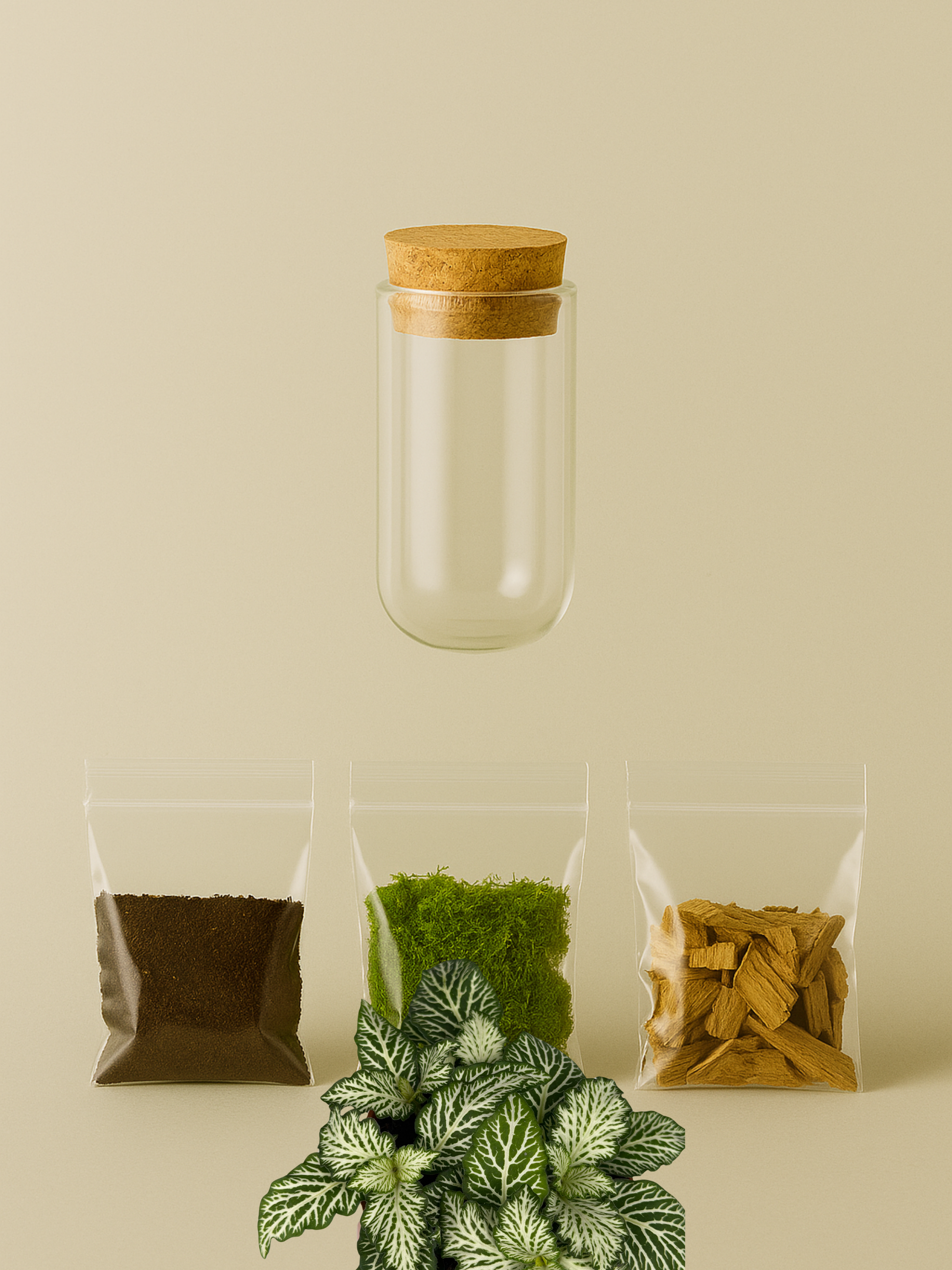 MiniGarden Fittonia Snow Anne