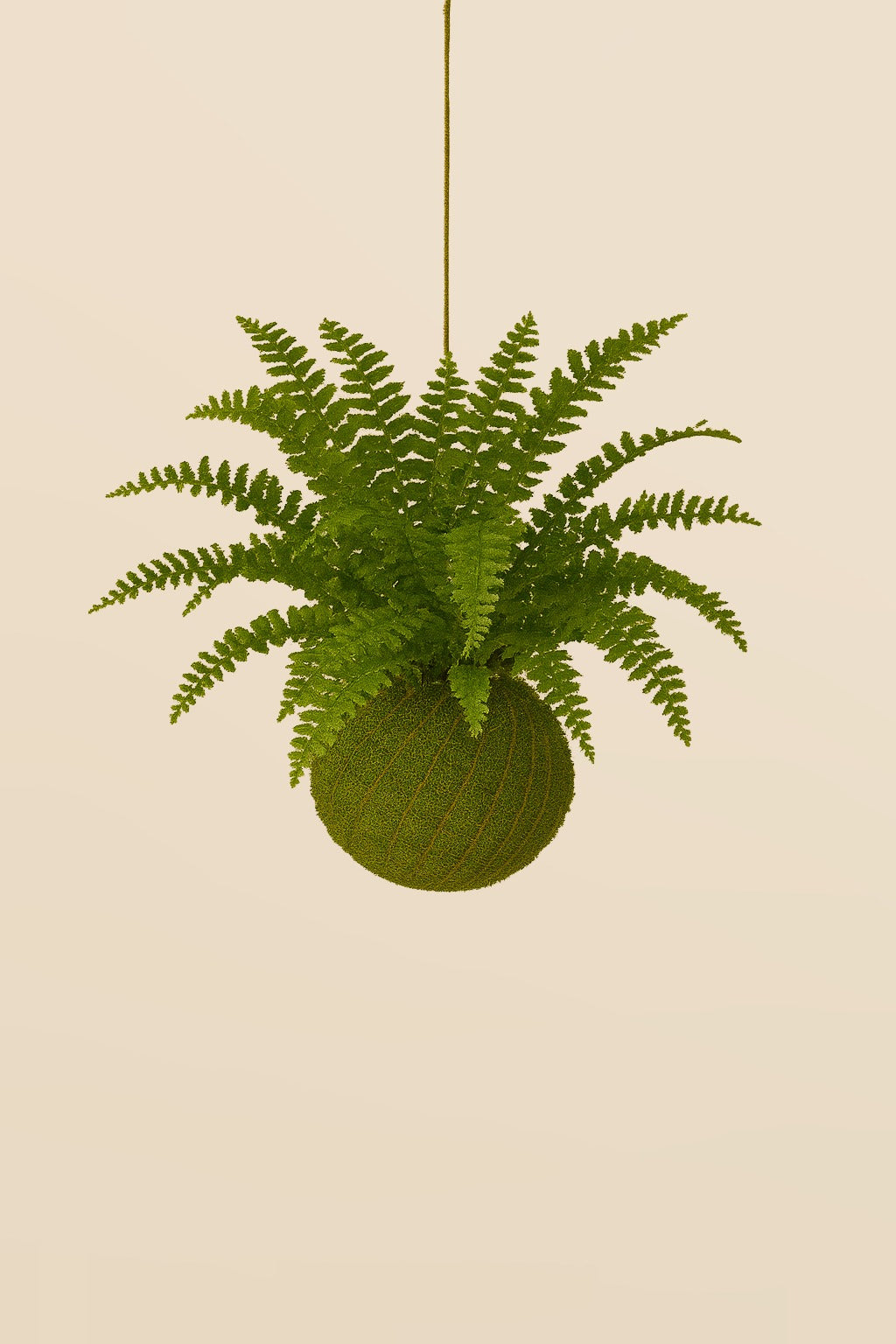 Baby Kokedama | Nephrolepis exaltata “Green fantasy”